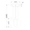 Z-Lite Arden Chandelier, 5-Light, 12 In.W x 12 In.H, Rubbed Brass/Clear 651P-5R-RB - alternate 7